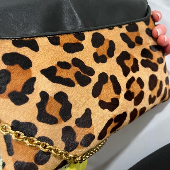 Polo Ralph Lauren Leopard Clutch with Shoulder Strap - Picture 5 of 11